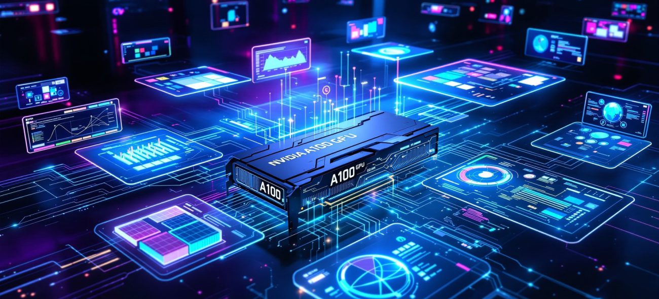 GPU A100 40GB یا 80GB