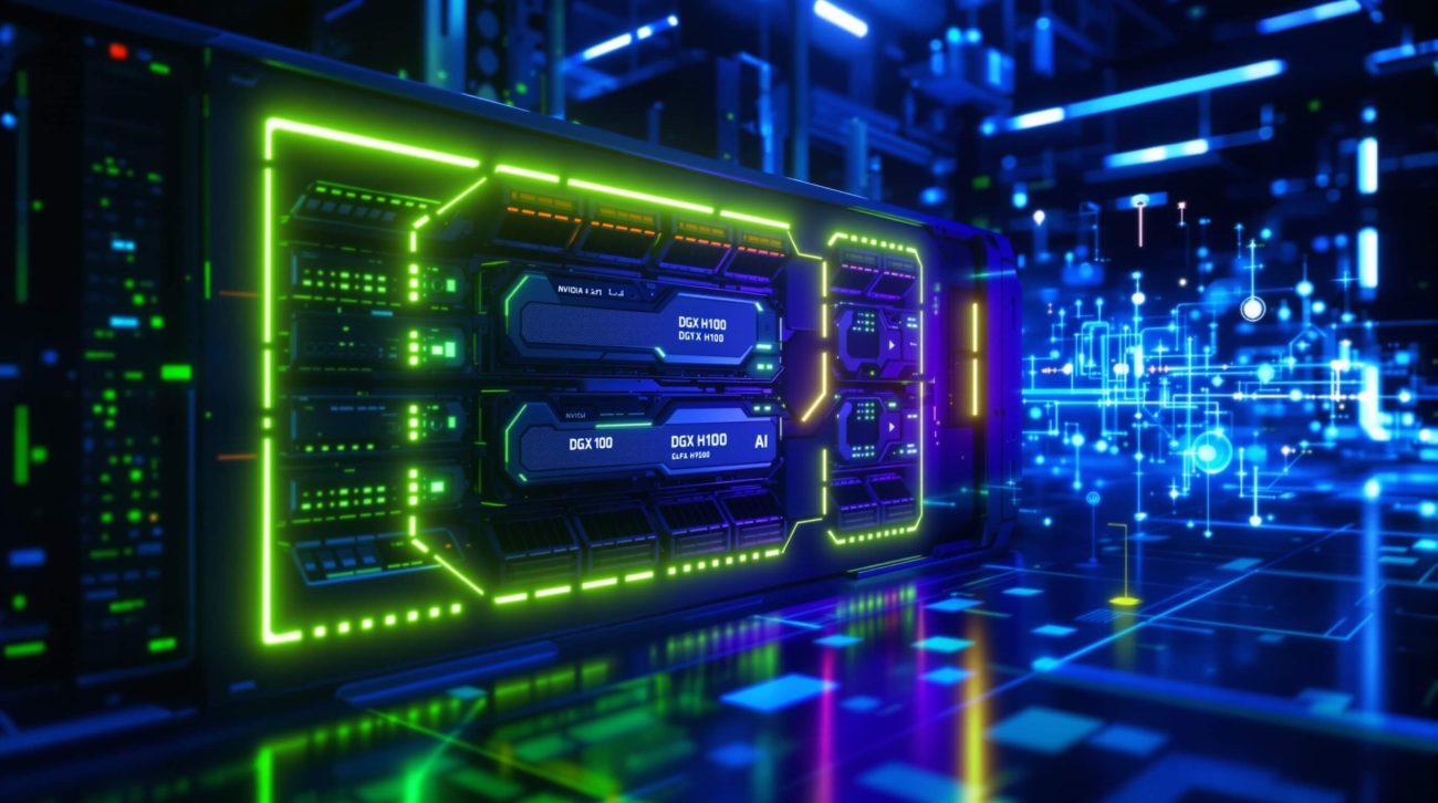 سوپرکامپیوتر هوش مصنوعی DGX H100