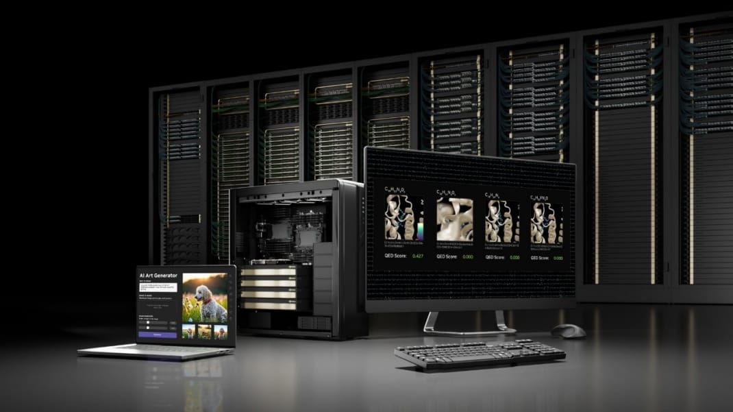 AI Workstation with Multiple GPUs