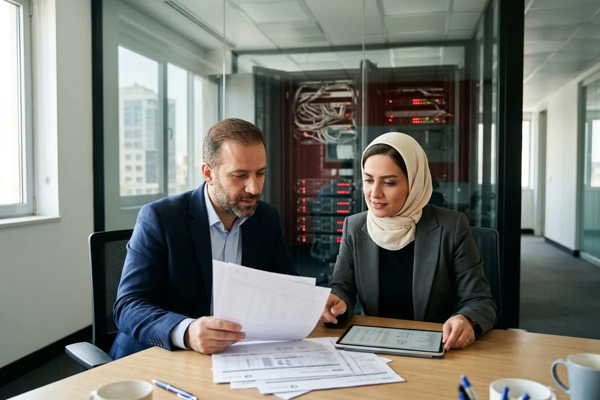 بررسی پیشفاکتور خرید سرور GPU در جلسه سازمانی